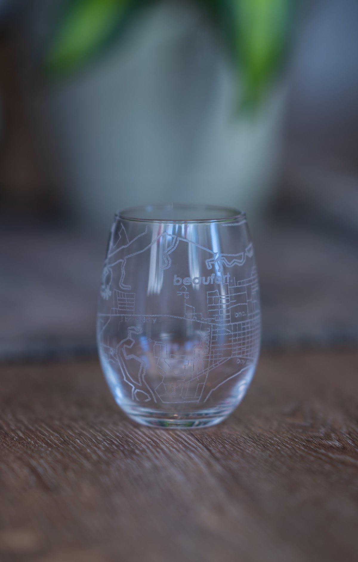 Hometown City Map Stemless Wine Glasses