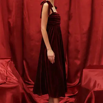 Velvet Classic Midi Dress