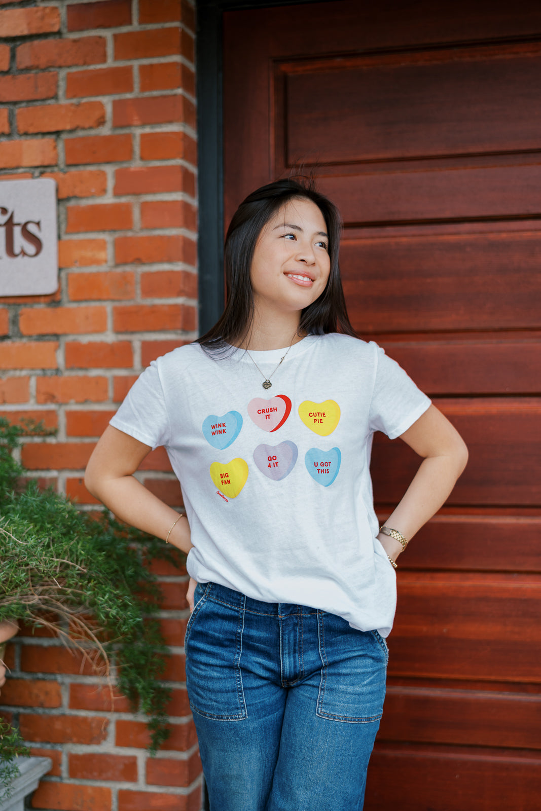 Candy Hearts Loose Tee