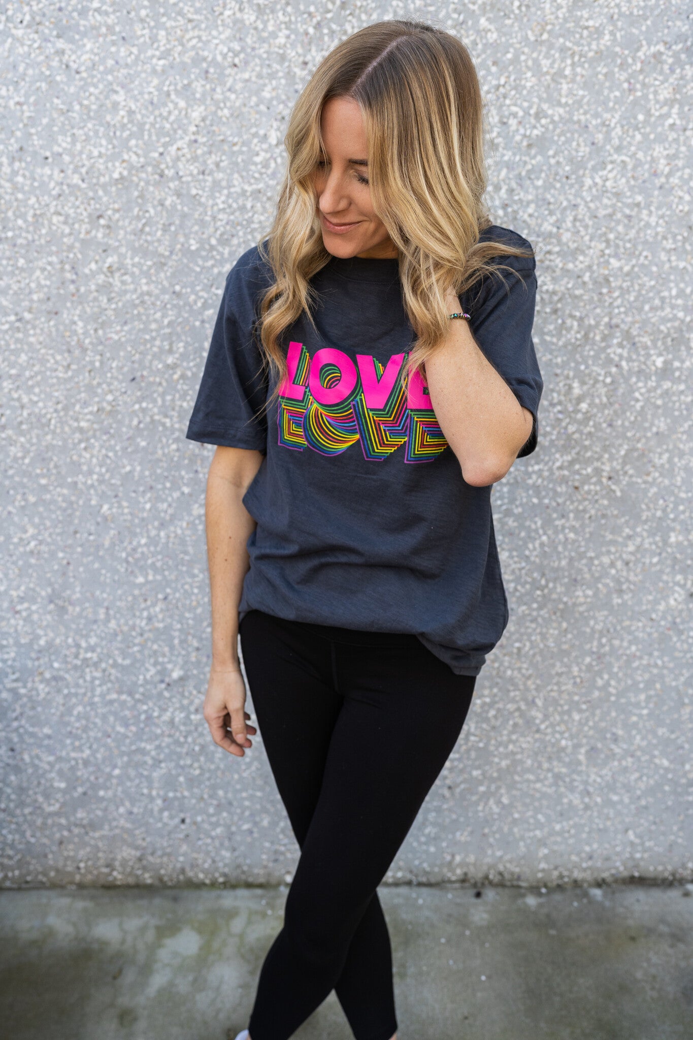 Love Rainbow Boyfriend Tee